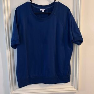 LuLaRoe Deep Navy Short Sleeve Top